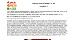 Desktop Screenshot of clfn.com